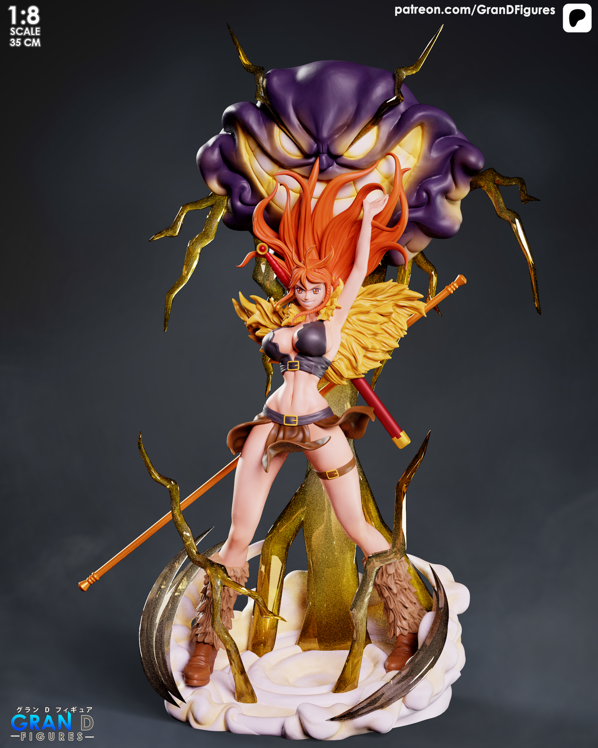 2101 Nami_One Piece - STL 3D Print Files