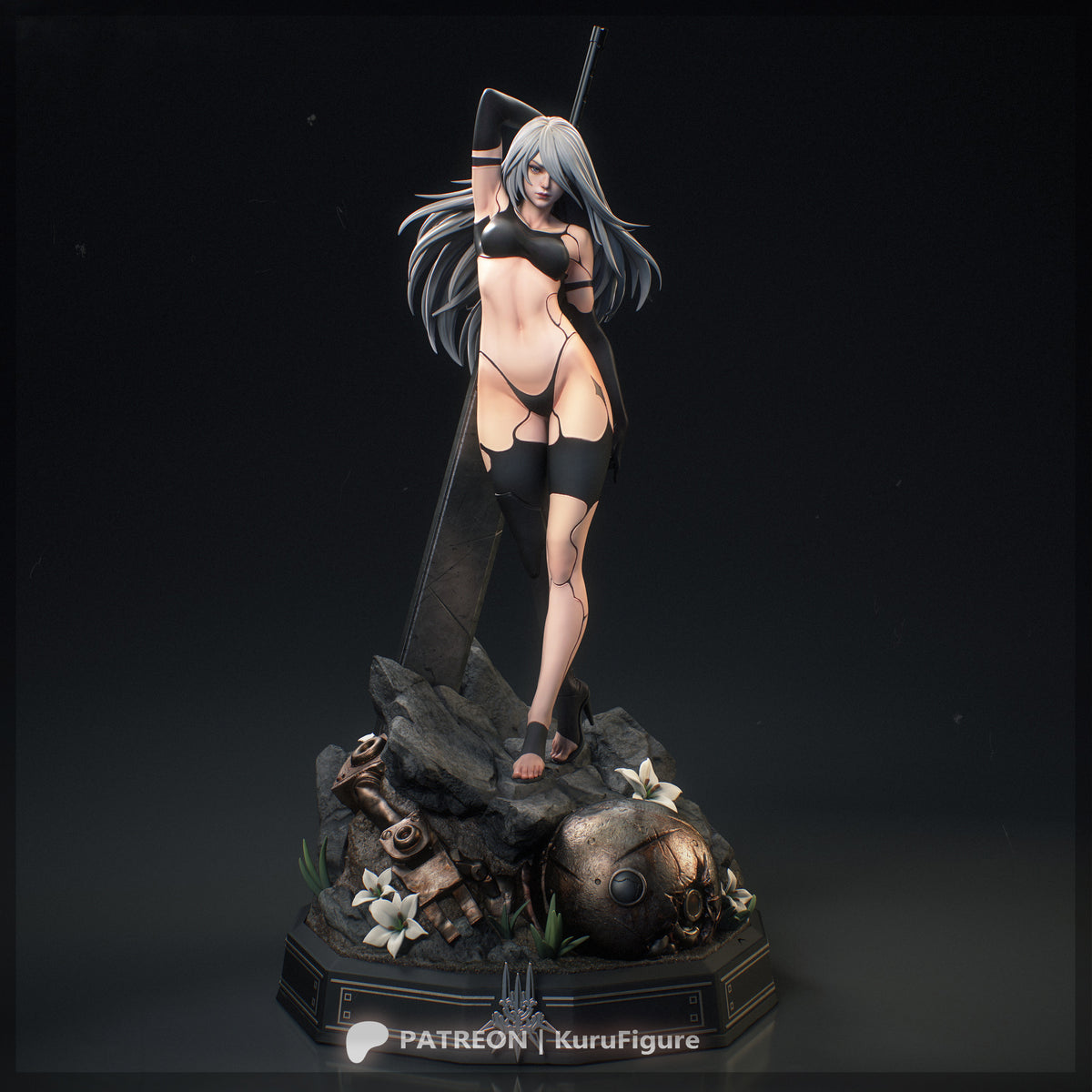 2123 A2_NieR Automata - STL 3D Print Files