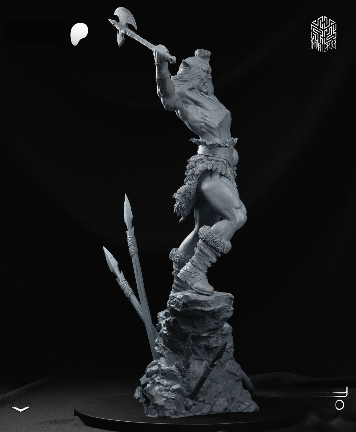 1800 The Dark Wolf - STL 3D Print Files