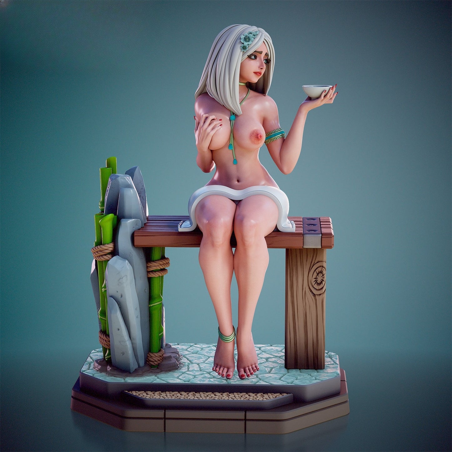 1597 Mia_Hot Spring NSFW - STL 3D Print Files