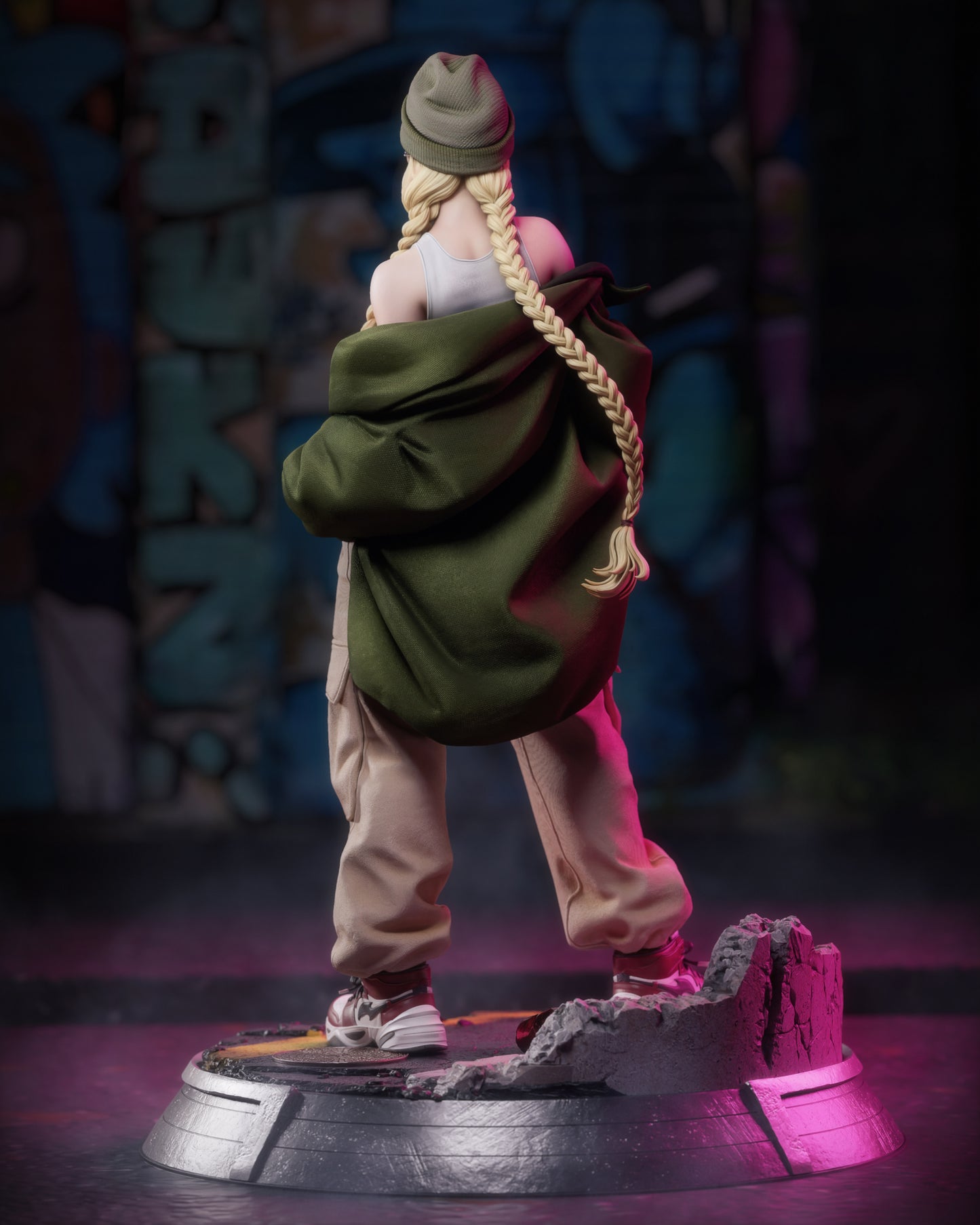 1426 StreetWear Cammy_Street Fighter - STL 3D Print Files