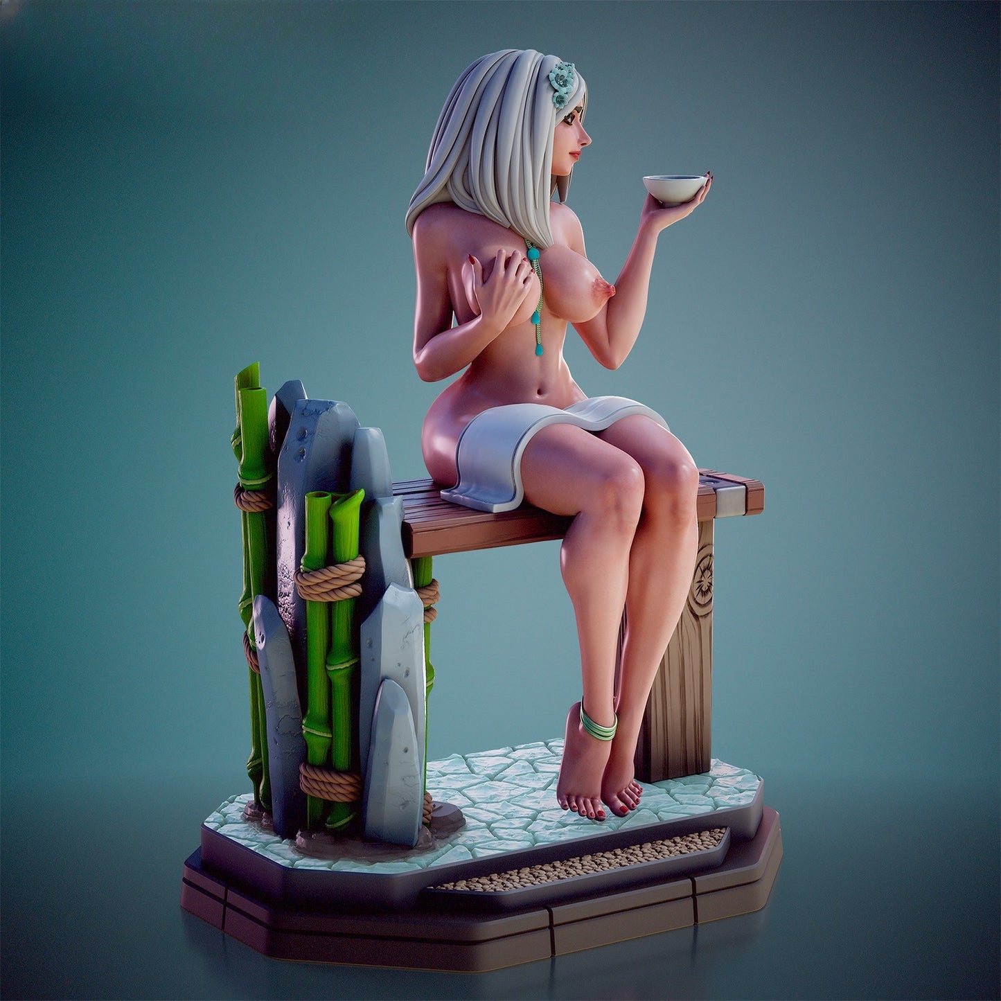 1597 Mia_Hot Spring NSFW - STL 3D Print Files