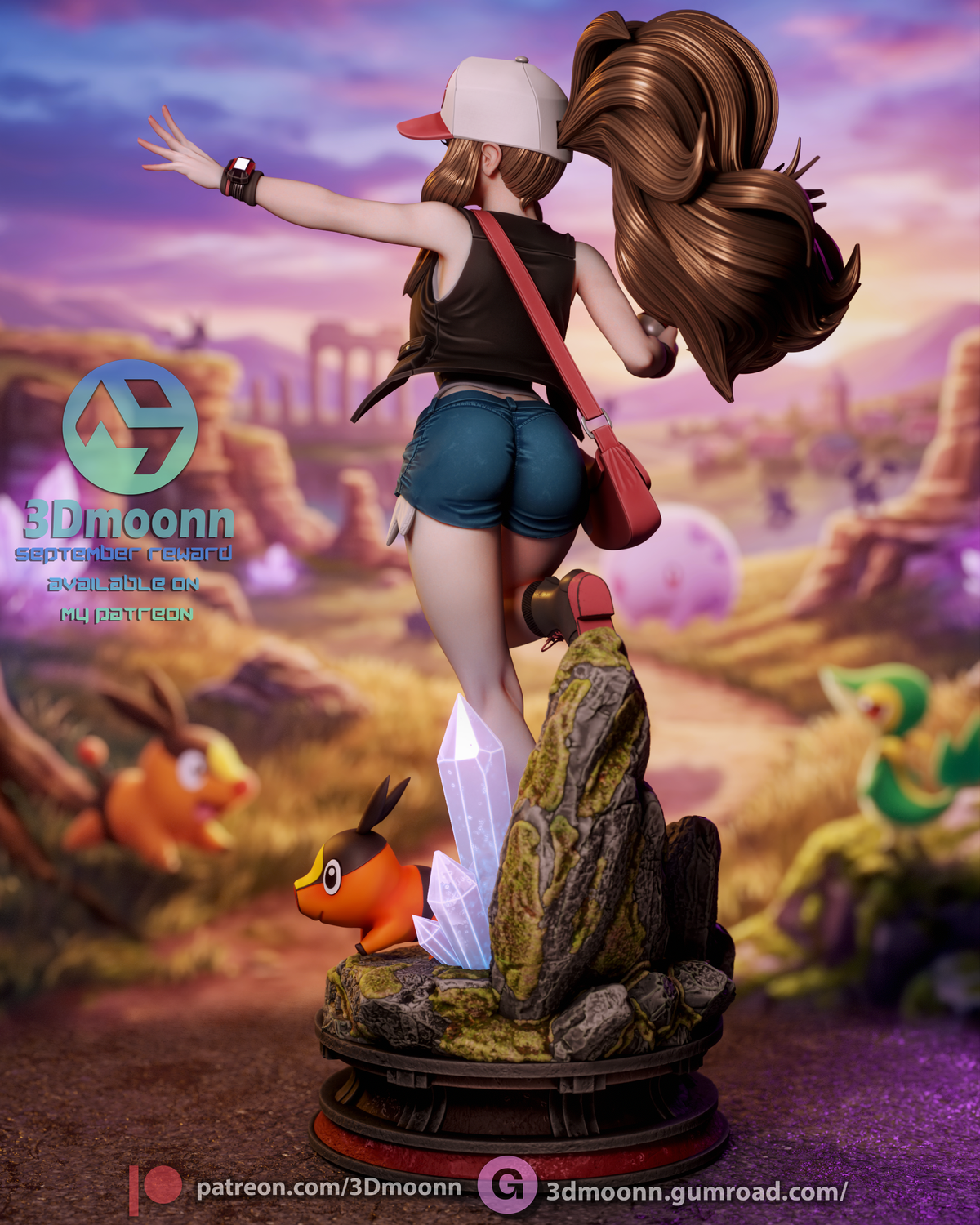 2002 Hilda_Pokémon NSFW - STL 3D Print Files