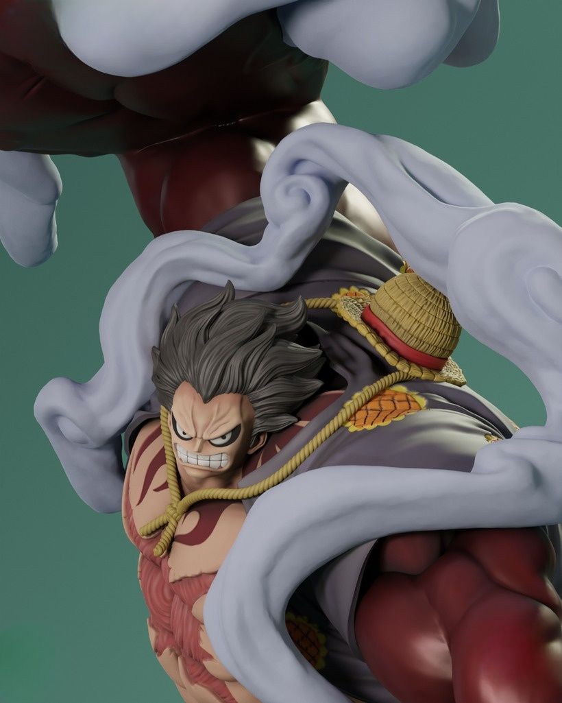 0297 Luffy Gear 4 (OP) - STL 3D Print Files