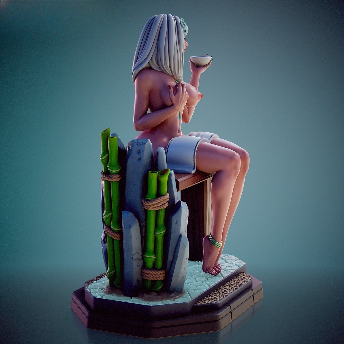 1597 Mia_Hot Spring NSFW - STL 3D Print Files