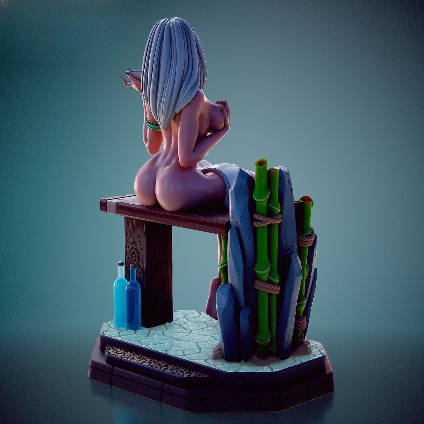 1597 Mia_Hot Spring NSFW - STL 3D Print Files