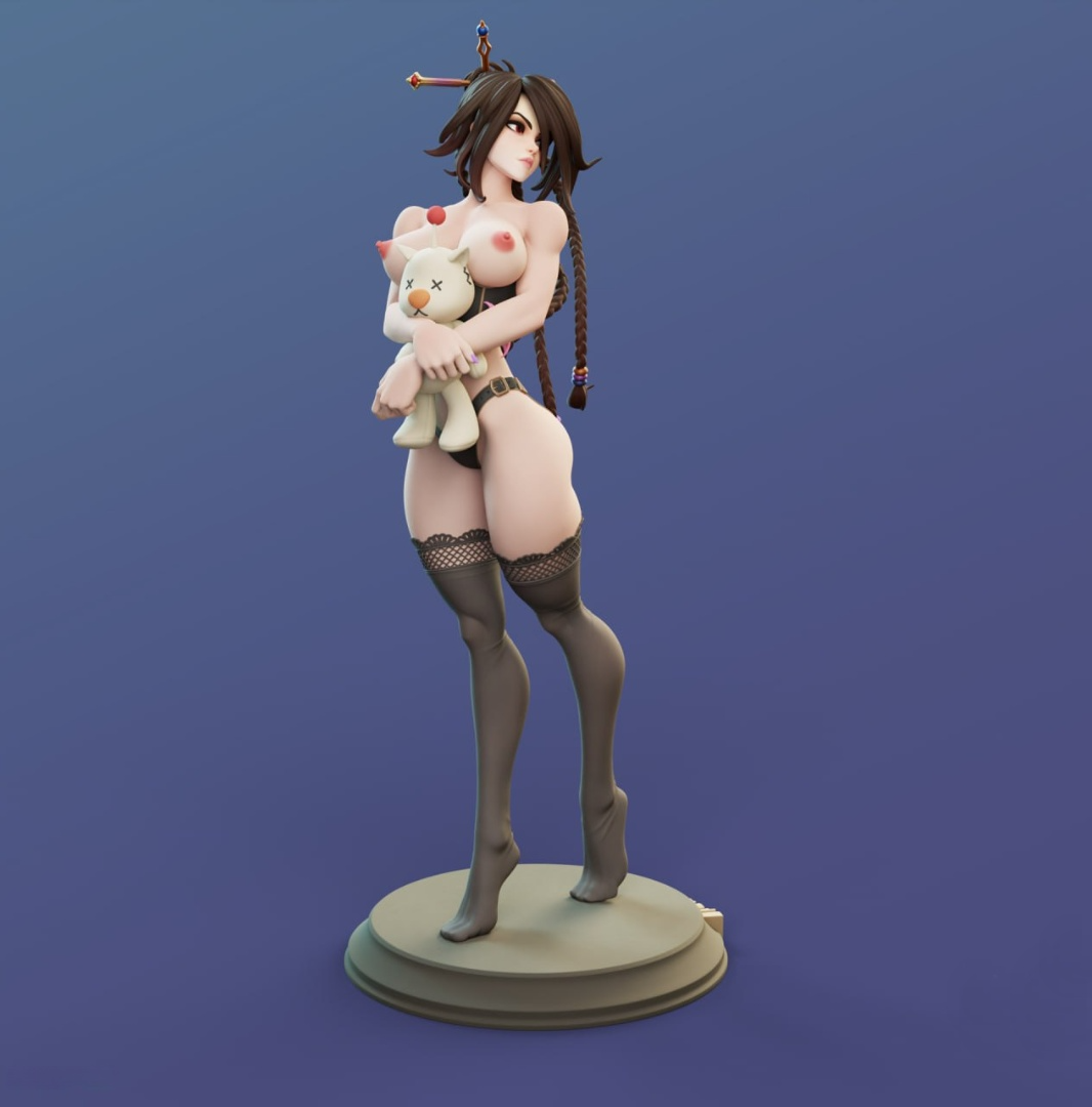 1118 Lulu_Final Fantasy X - STL 3D Print Files