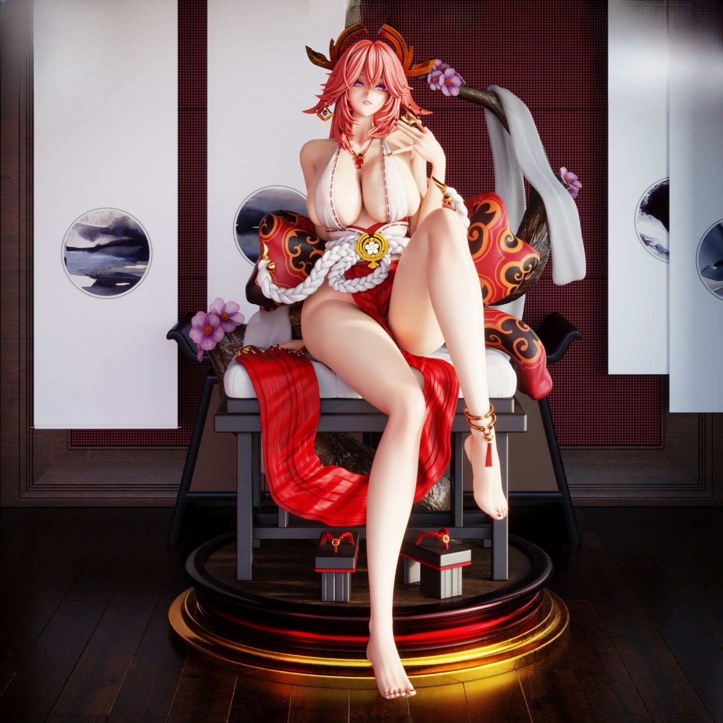 0899 Yae Miko_Genshin Impact - STL 3D Print Files