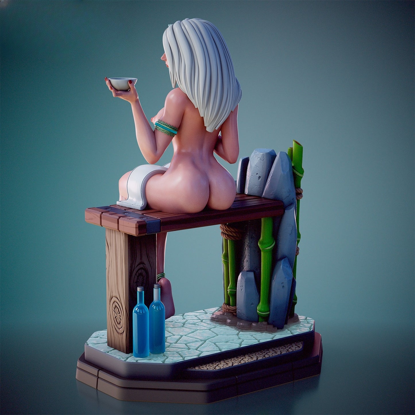 1597 Mia_Hot Spring NSFW - STL 3D Print Files
