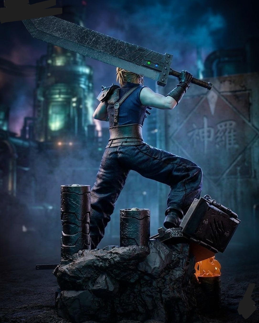 1622 Cloud Strife_Final Fantasy VII - STL 3D Print Files