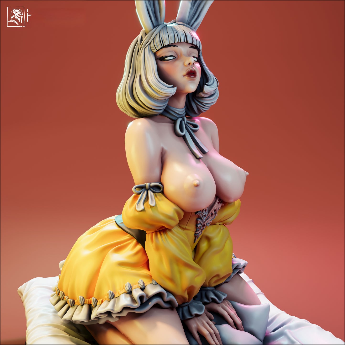 1710 Miko Bunny_Miniature NSFW - STL 3D Print Files