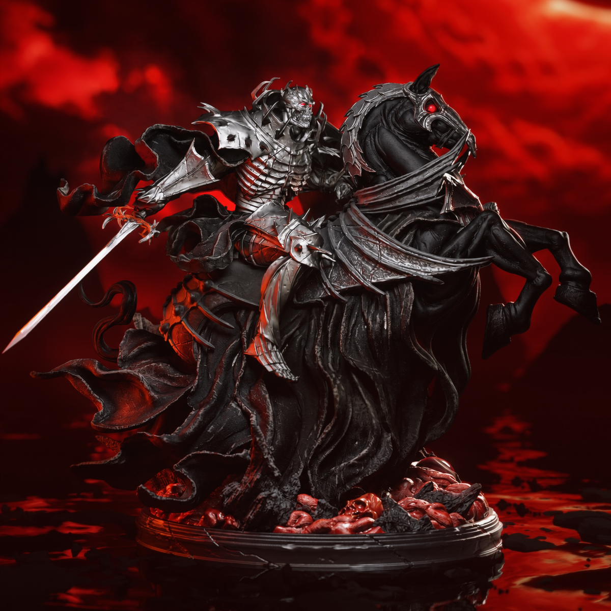 2215 Skull Knight_Berserk - STL 3D Print Files