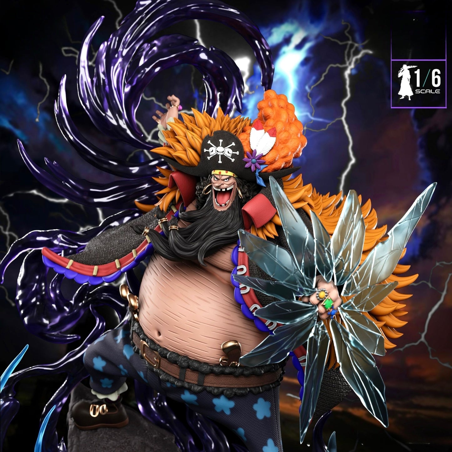 0296 Blackbeard_Marshall D Teach (OP) - STL 3D Print Files