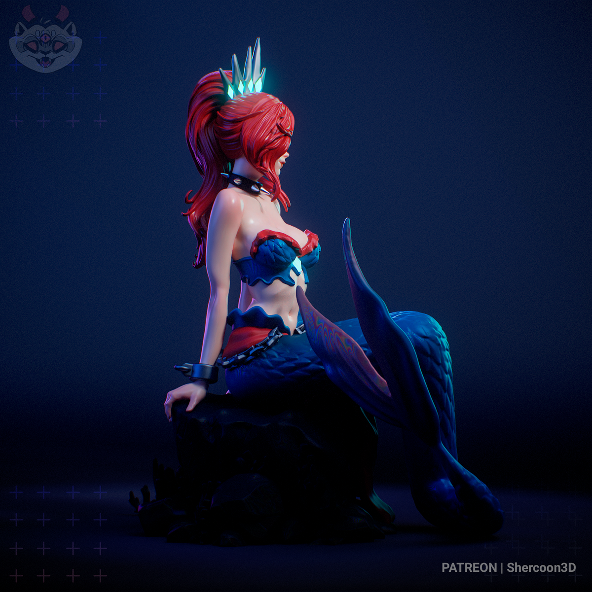 1915 Aerith Gainsborough_Mermaid NSFW - STL 3D Print Files