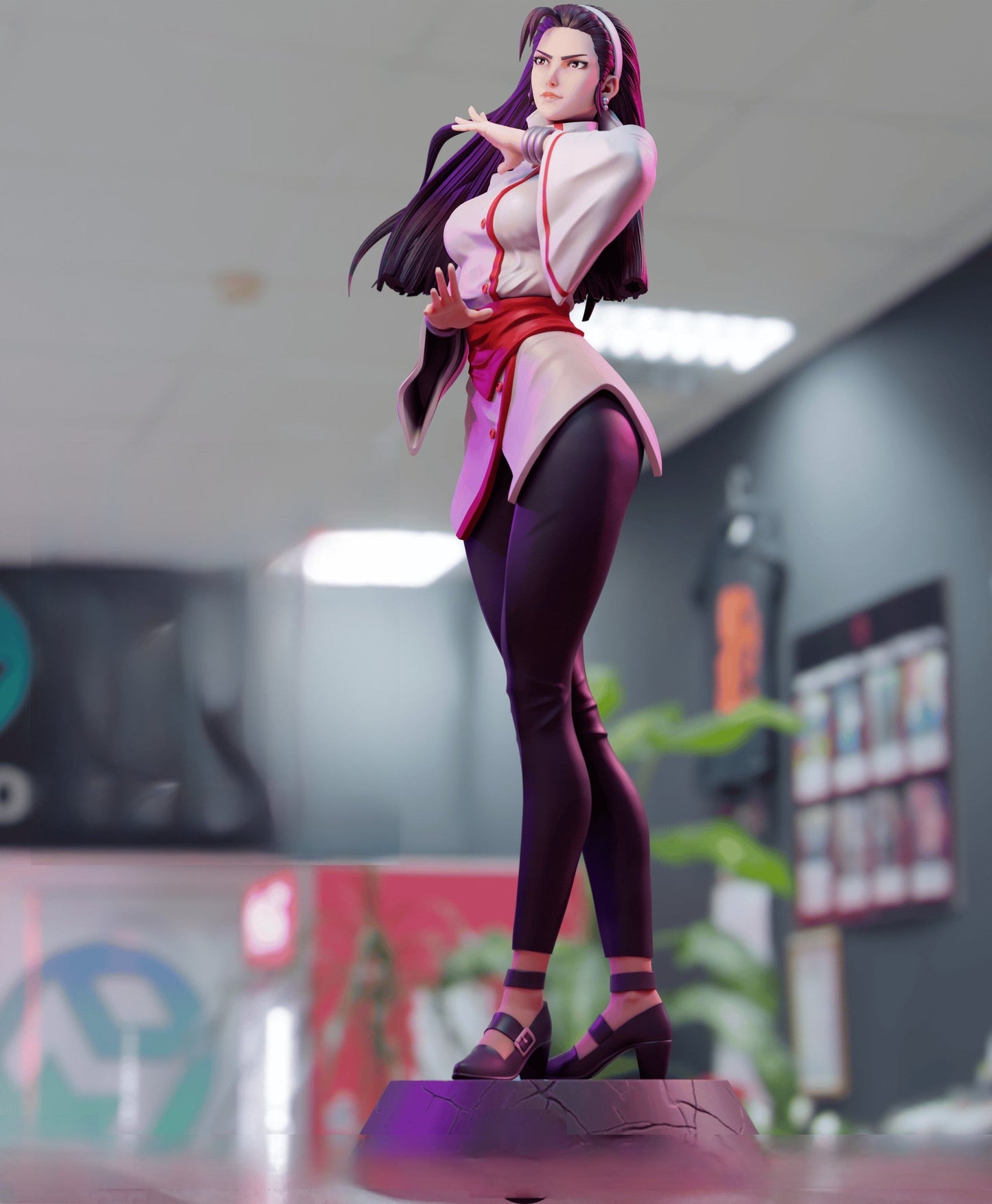 0166 Chizuru Kagura - The King of Fighters - STL 3D Print Files