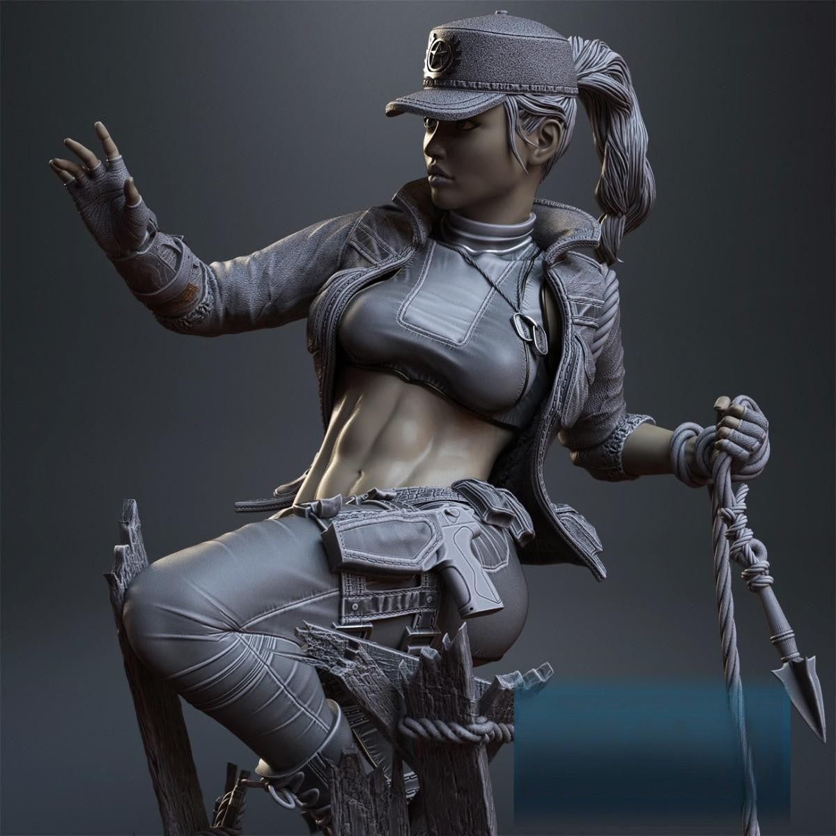 0800 Sonya Blade - Mortal Kombat - STL 3D Print Files