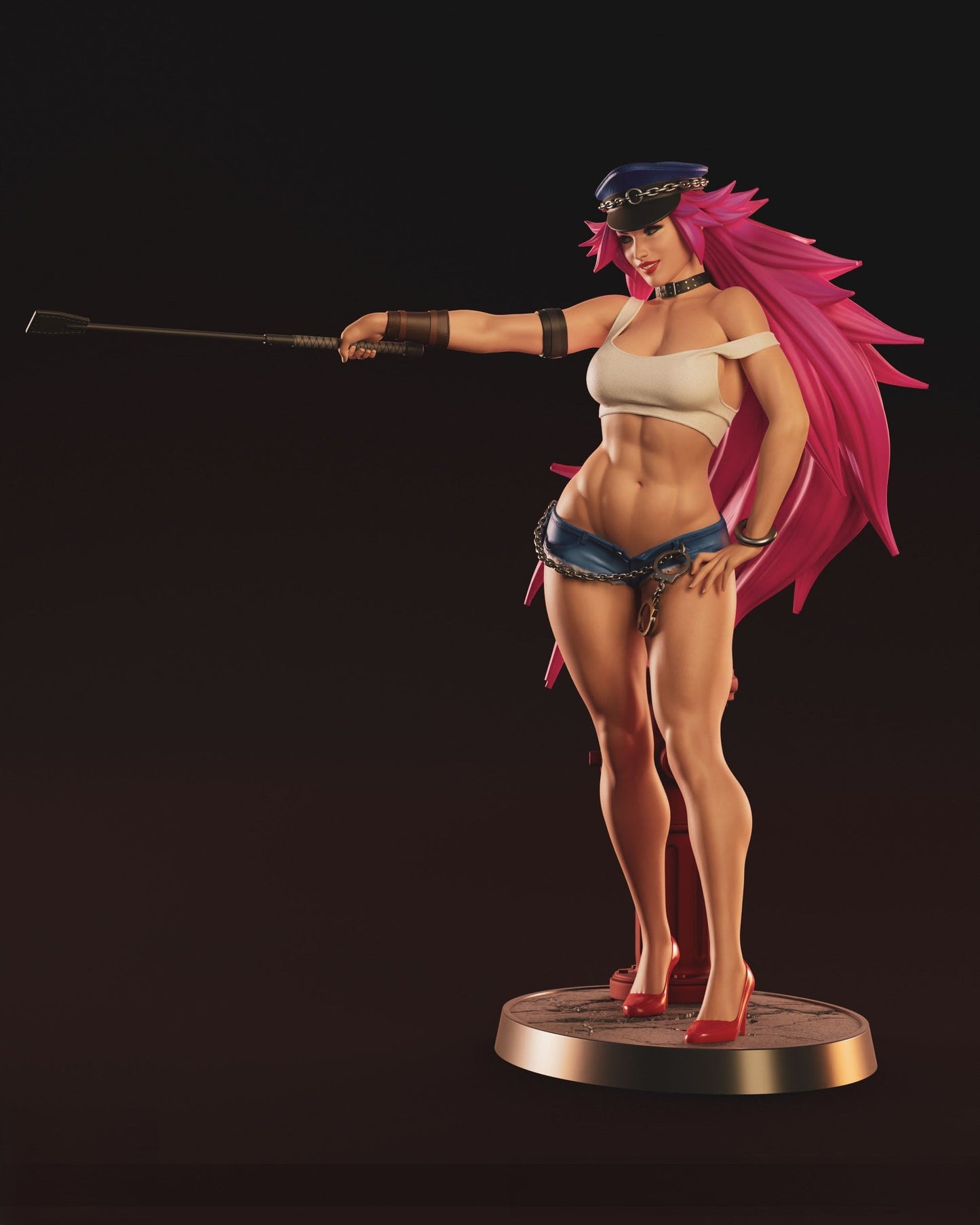 0720 Poison NSFW - Street Fighter (1433) - STL 3D Print Files