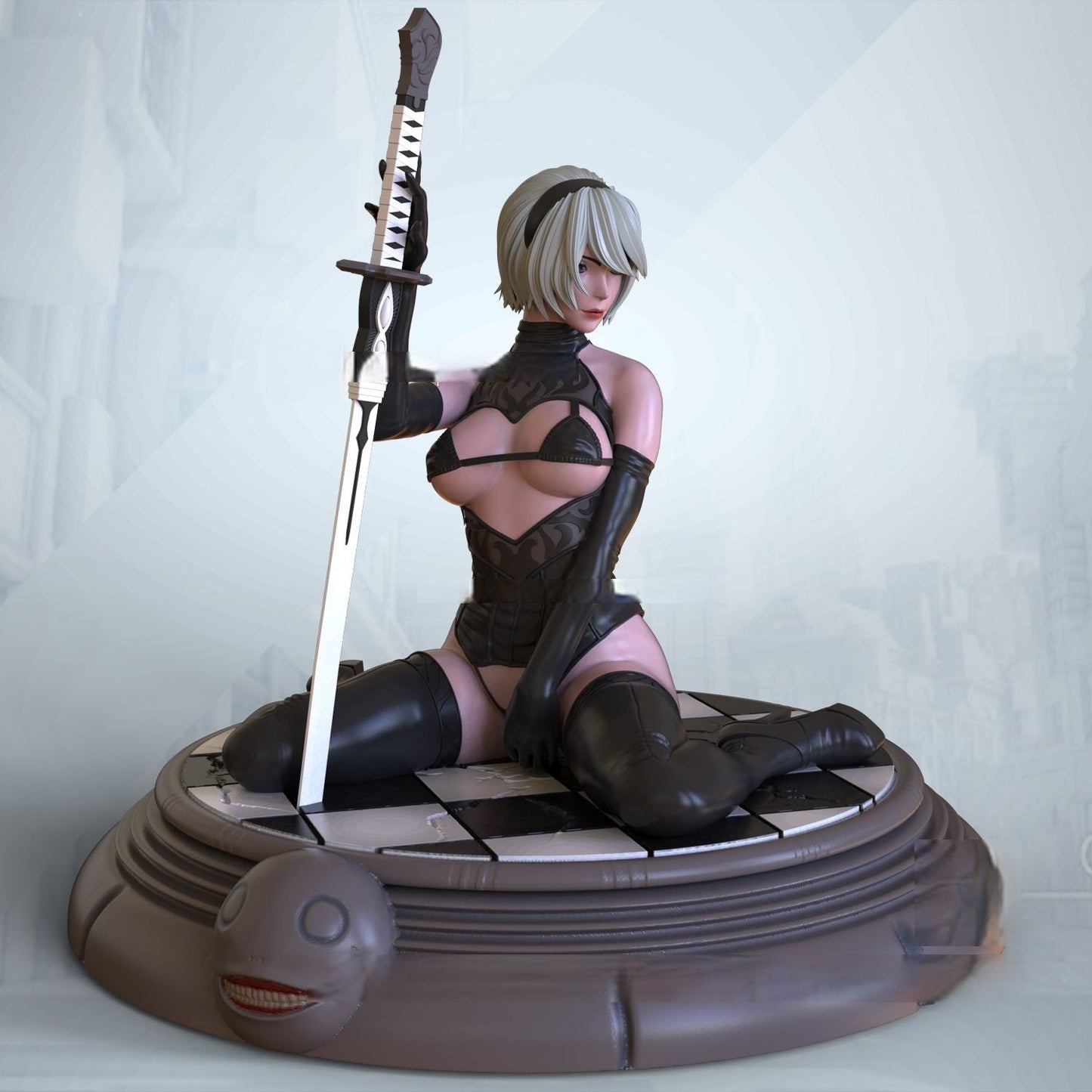 0472 2B NSFW - NIER AUTOMATA (1233) - STL 3D Print Files