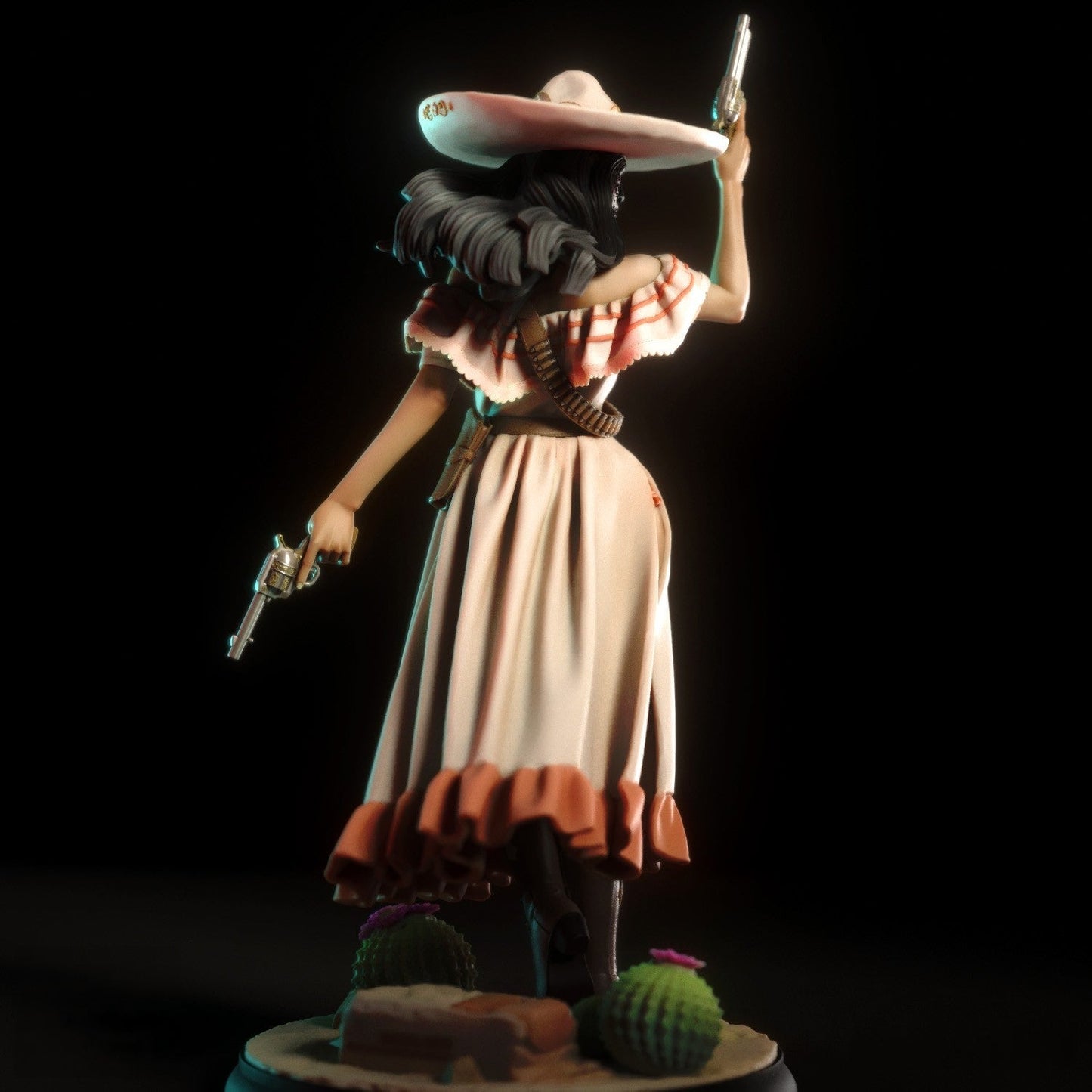 0737 Daniela NSFW - Mexican Gunslinger - STL 3D Print Files