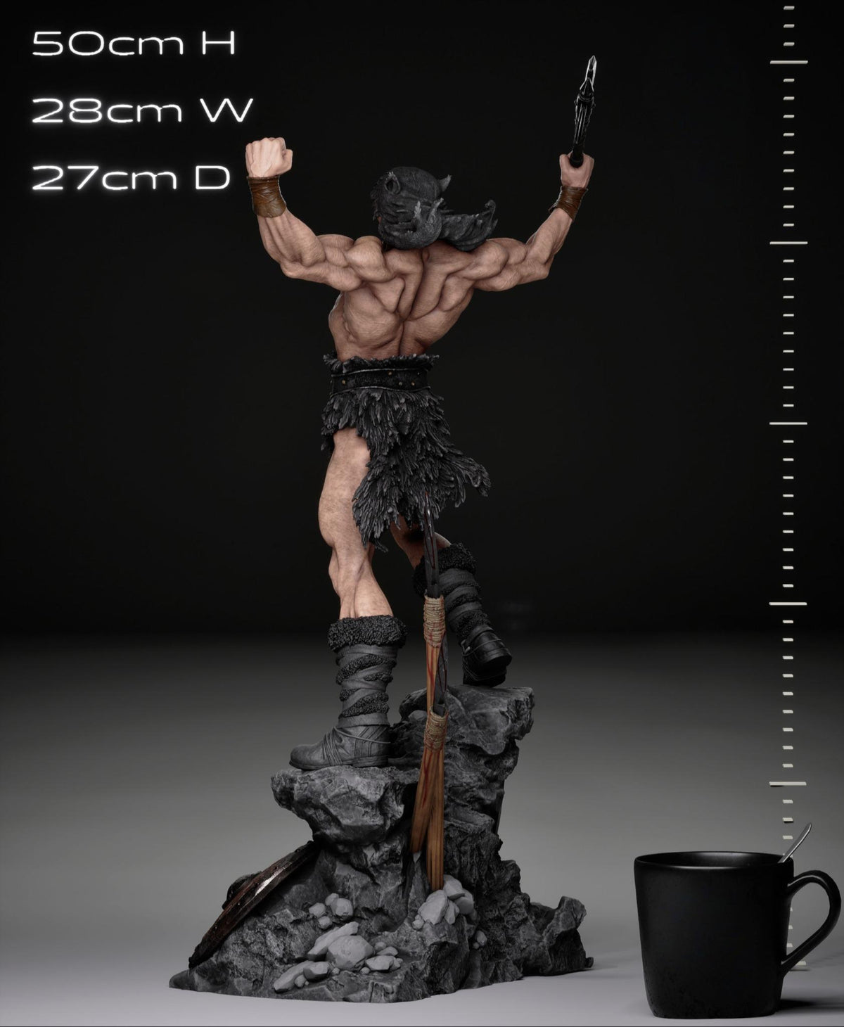 1800 The Dark Wolf - STL 3D Print Files