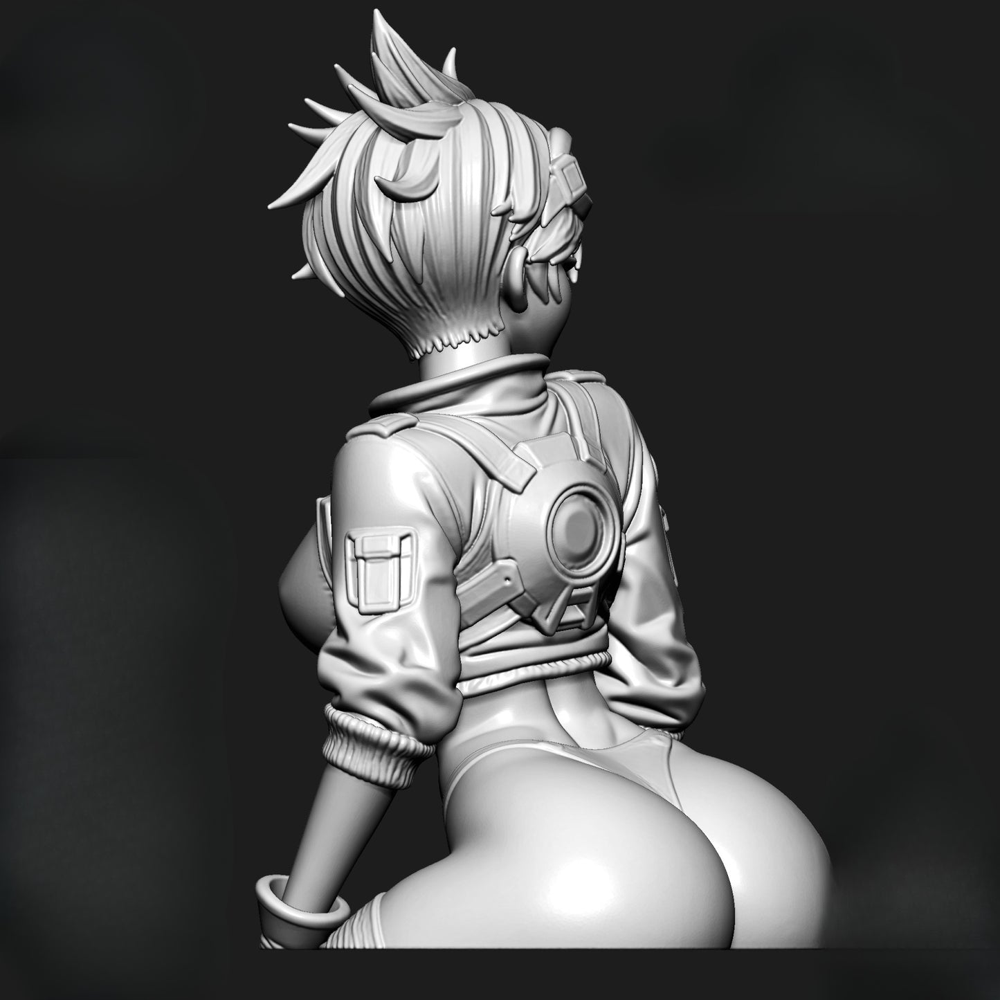 1452 Tracer (Lena Oxton)_Overwatch BUST - STL 3D Print Files