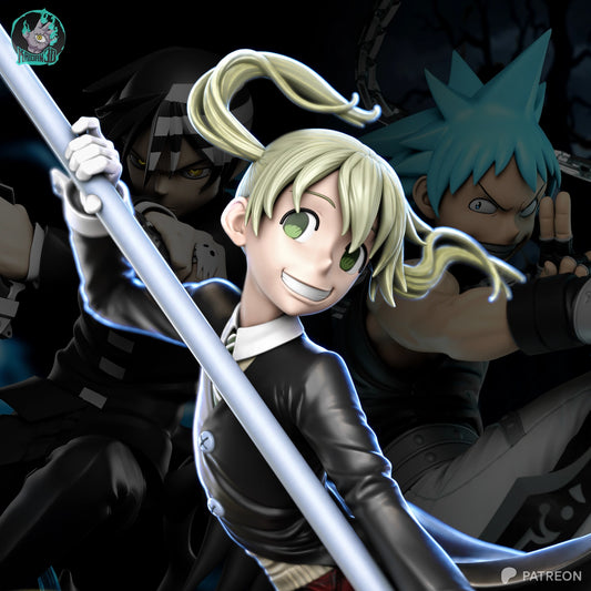 1951 Maka Albarn_Soul Eater - STL 3D Print Files