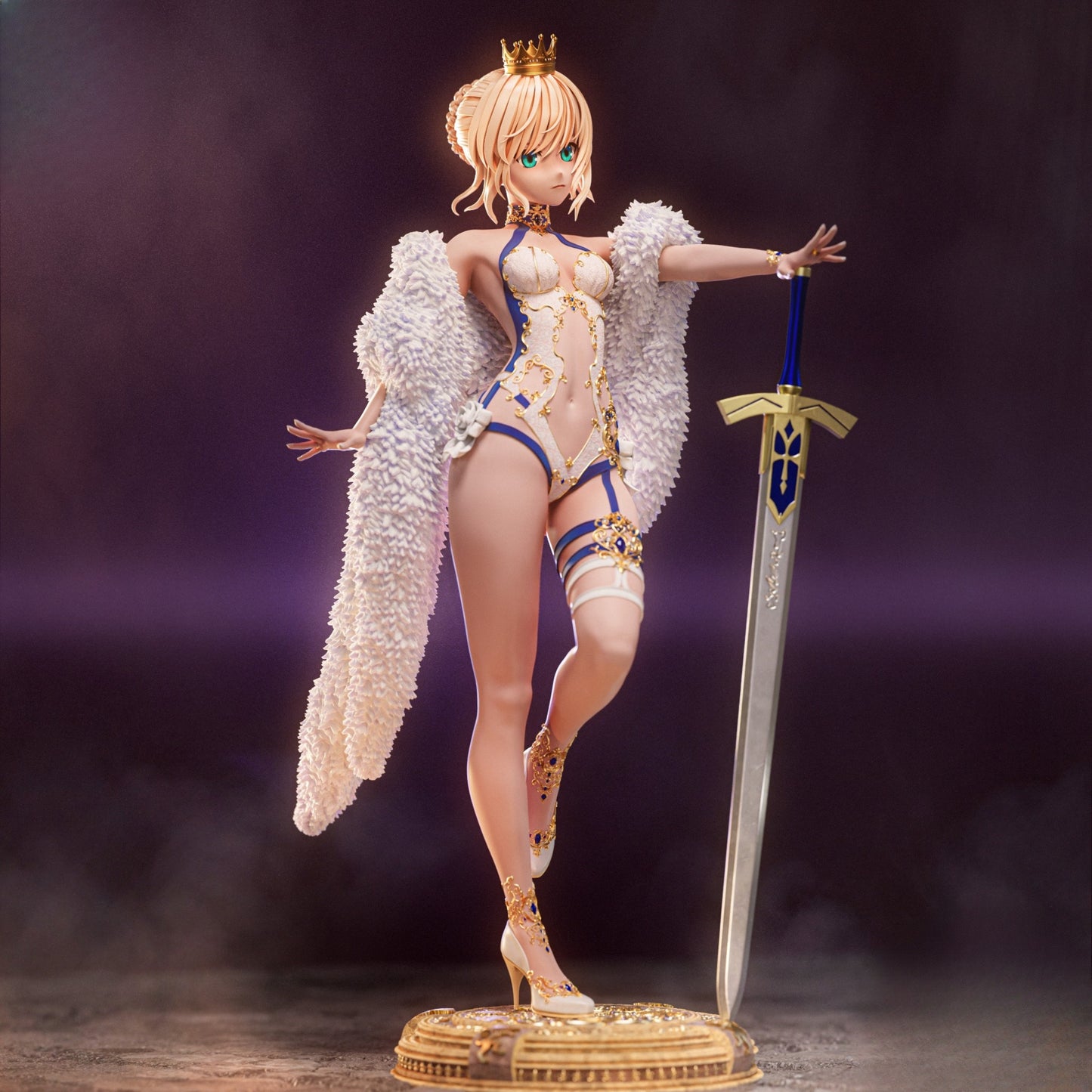 1436 Saber_ FateGrand Order - STL 3D Print Files