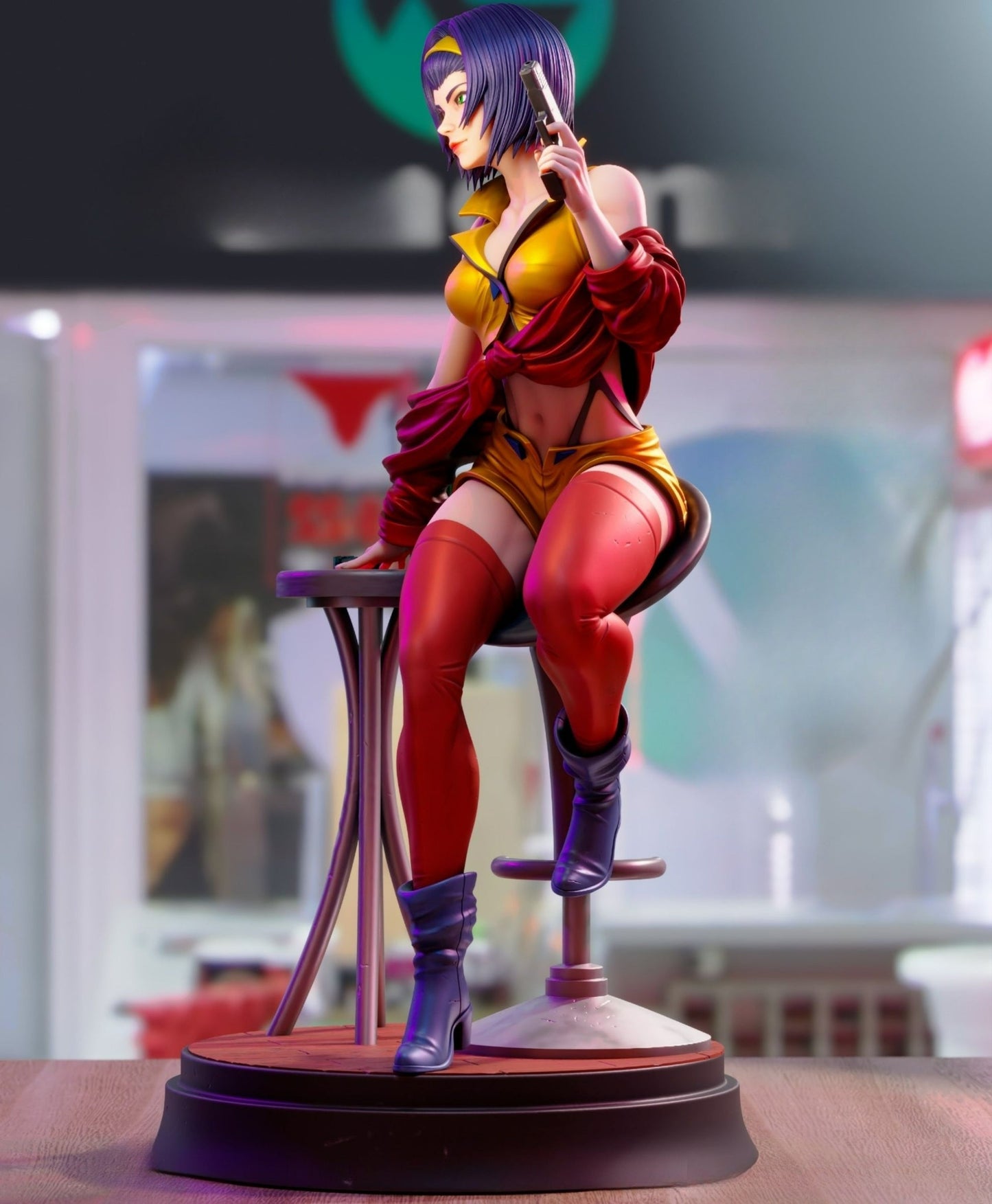 0927 Faye Valentine NSFW - Cowboy Bebop (2903) - STL 3D Print Files