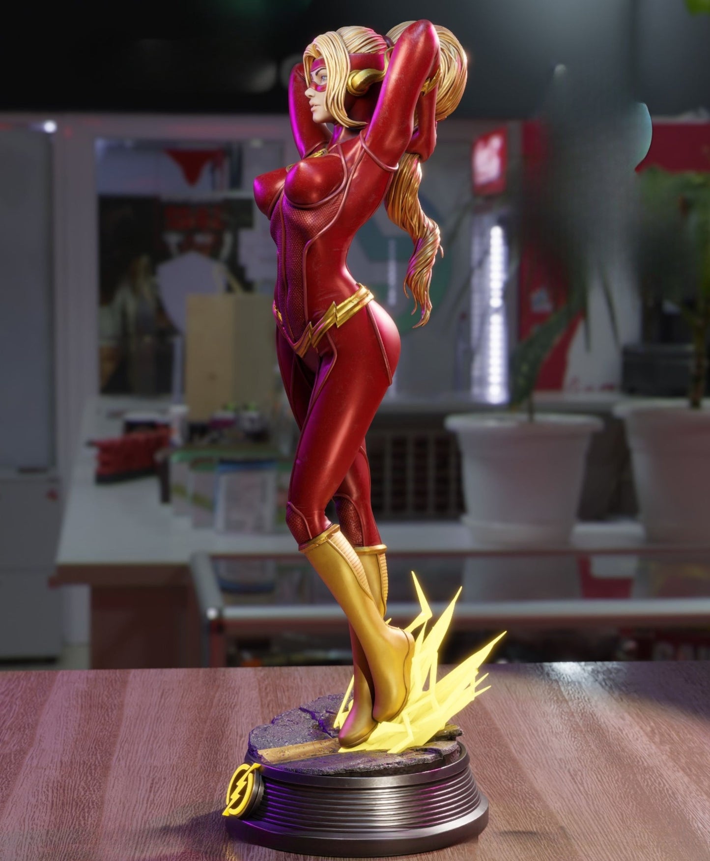 1089 Lady Flash NSFW - DC COMICS (4215) - STL 3D Print Files