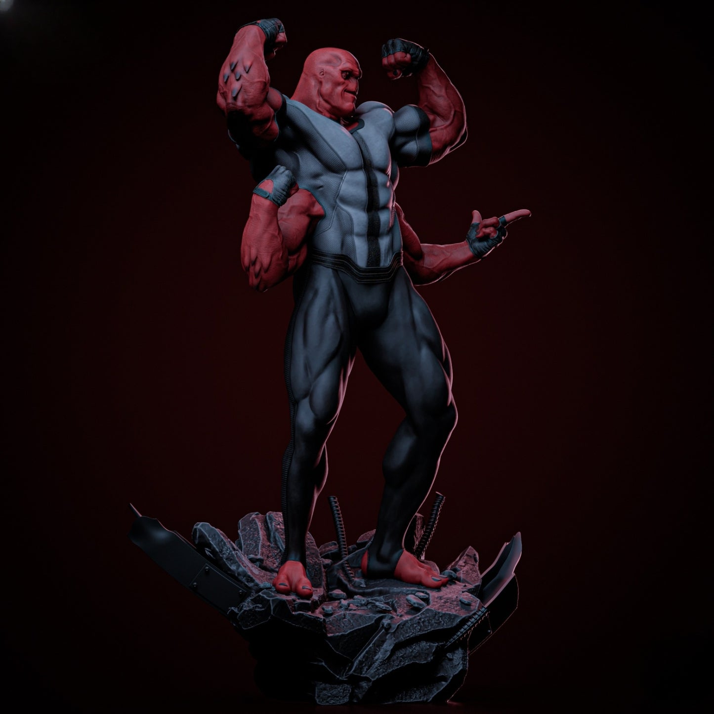 1202 Four Arms_Ben 10 - STL 3D Print Files