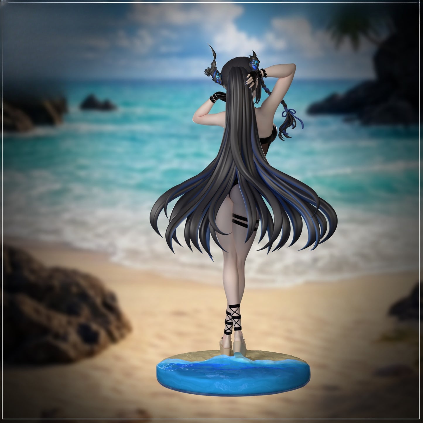 1303 Nerissa Ravencroft_Bikini - STL 3D Print File