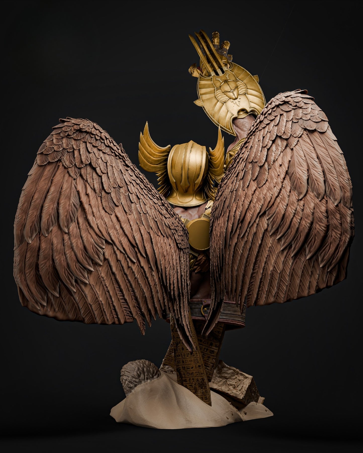 1330 Hawkman_Bust - STL 3D Print Files