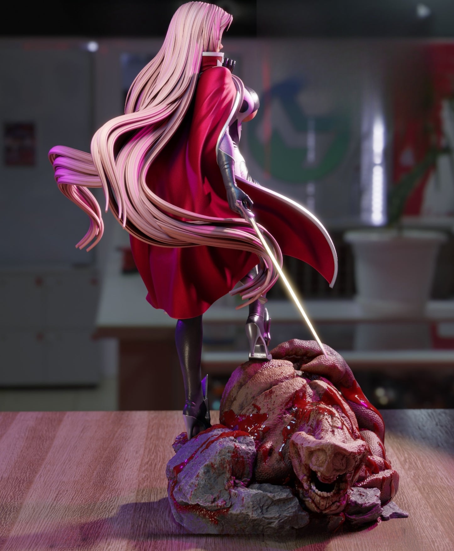 1376 Ingrid_Action Taimanin - STL 3D Print Files