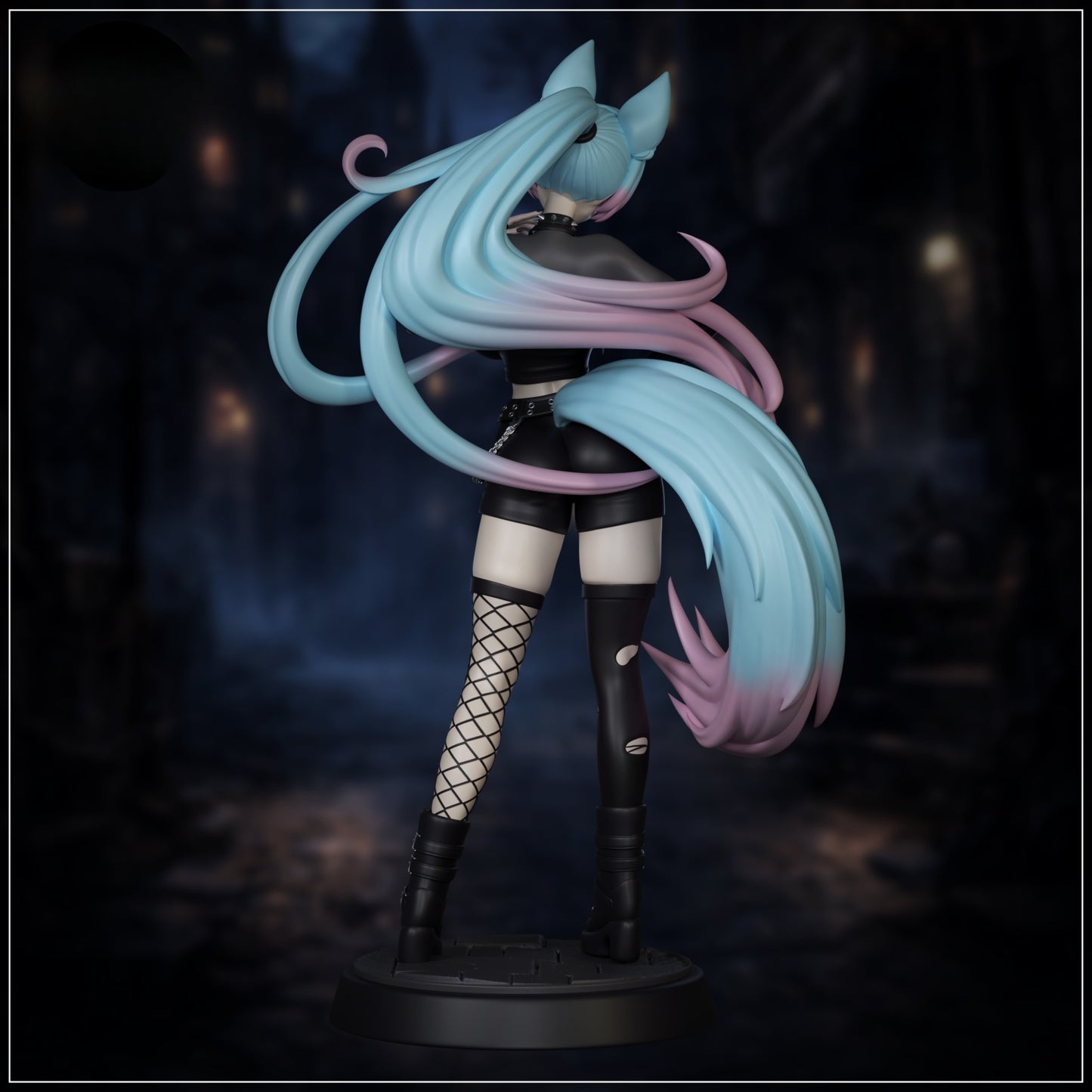 1489 Goth Silvervale_VTuber - STL 3D Print Files