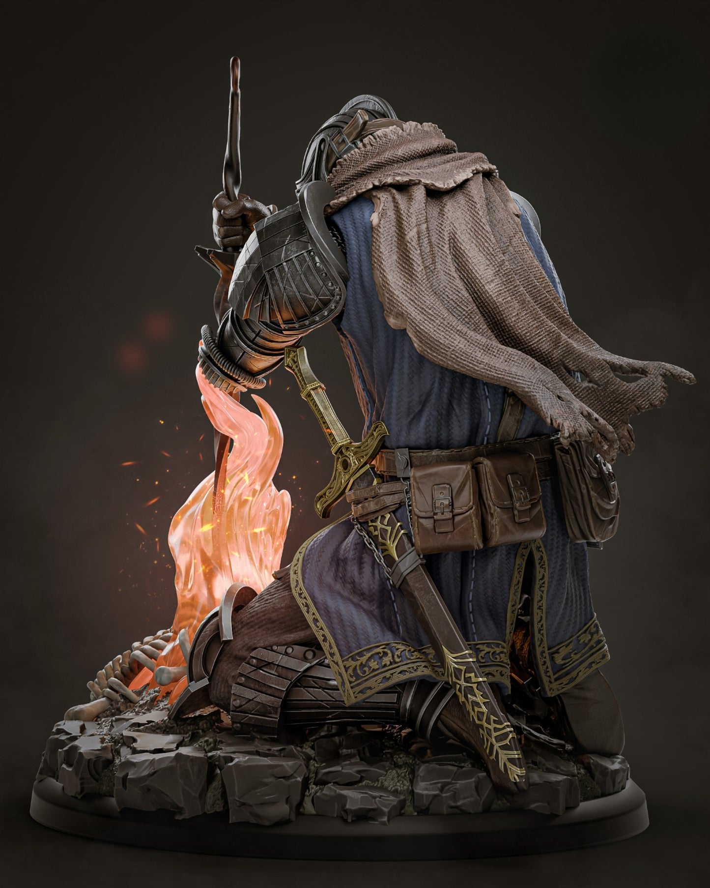1543 Chosen Undead_Dark Souls - STL 3D Print Files