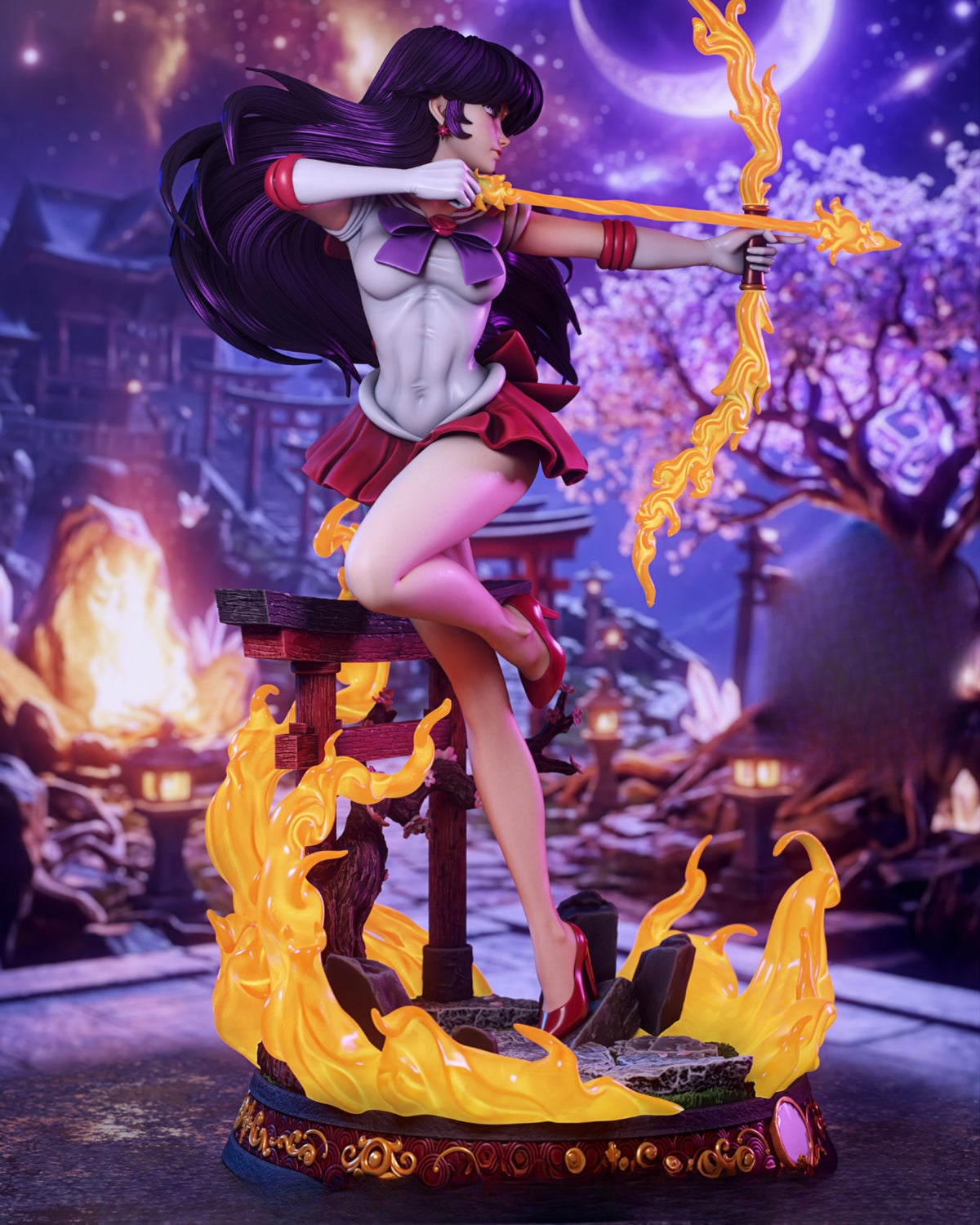1565 Sailor Mars_Sailor Moon - STL 3D Print Files
