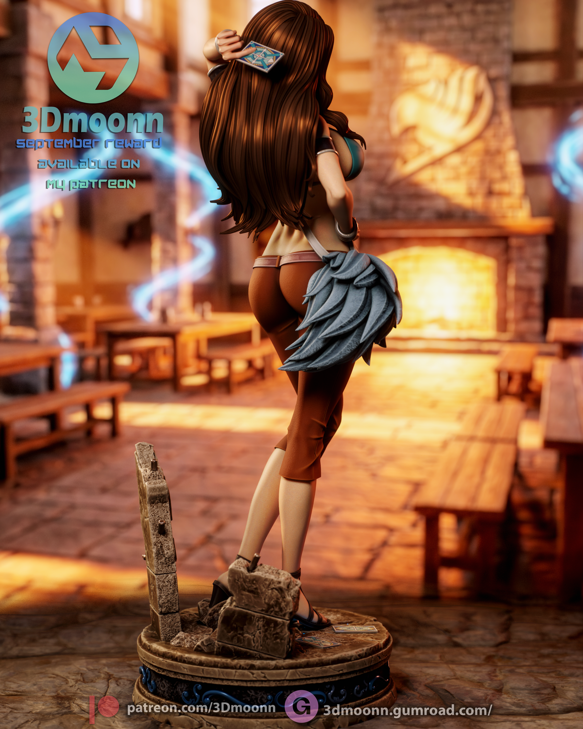 2122 Cana Alberona_Fairy Tail NSFW - STL 3D Print Files