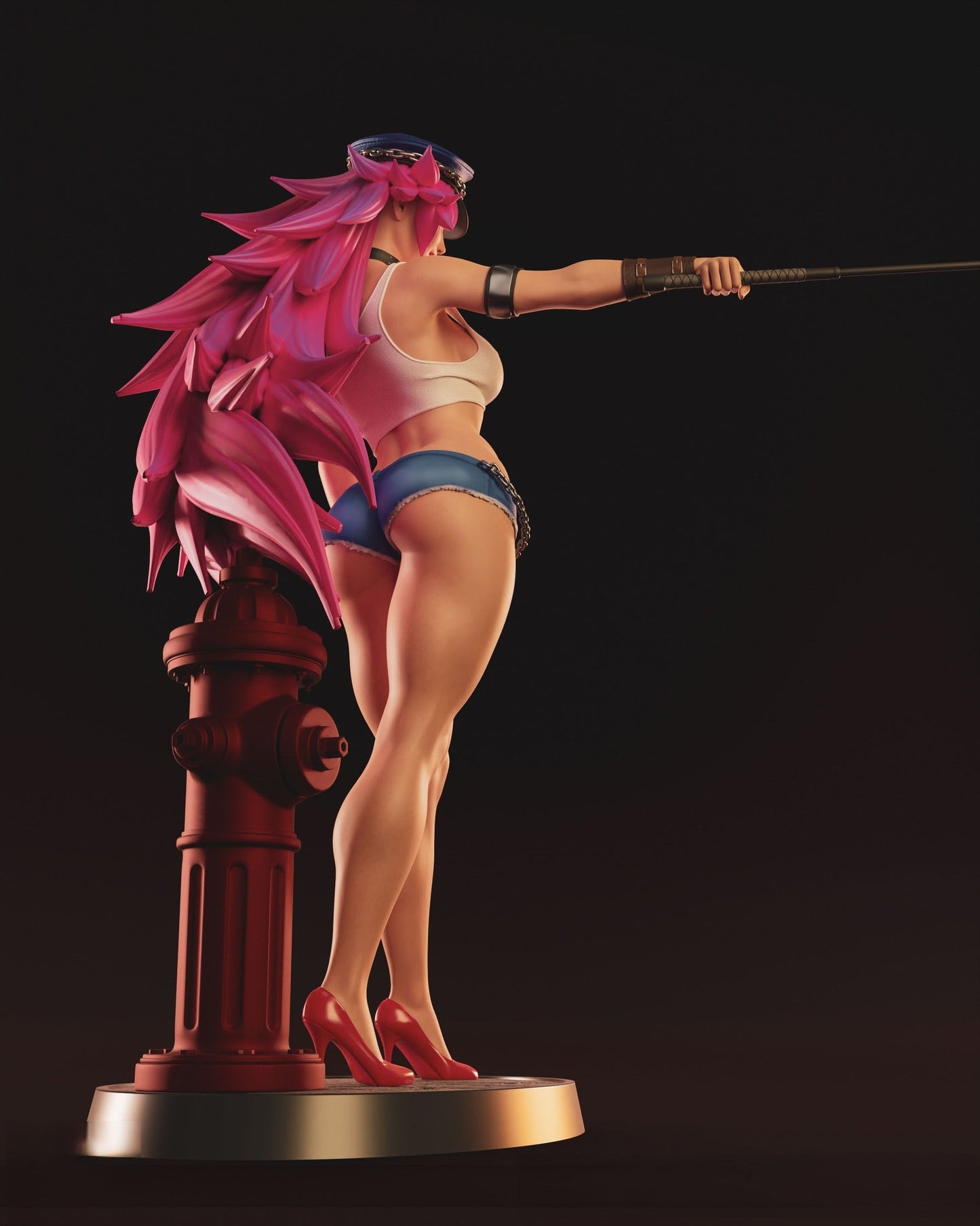 0720 Poison NSFW - Street Fighter (1433) - STL 3D Print Files