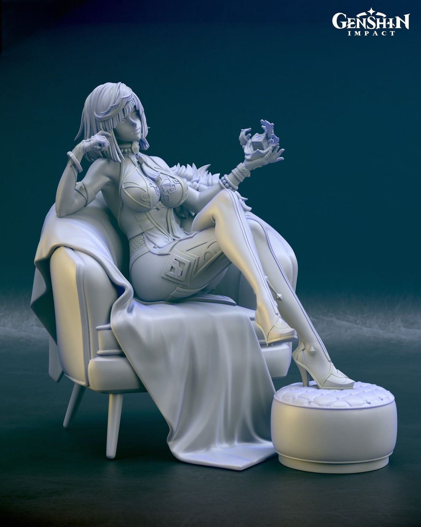 0798 Yelan - Genshin Impact - STL 3D Print Files