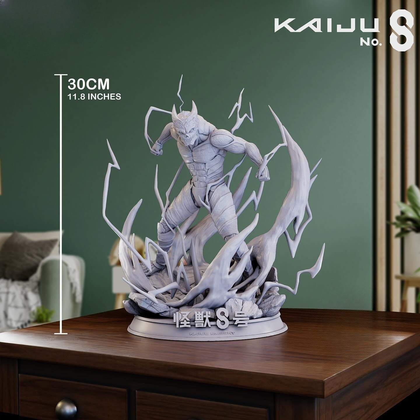1237 Kafka Hibino_Kaiju No. 8 - STL 3D Print File