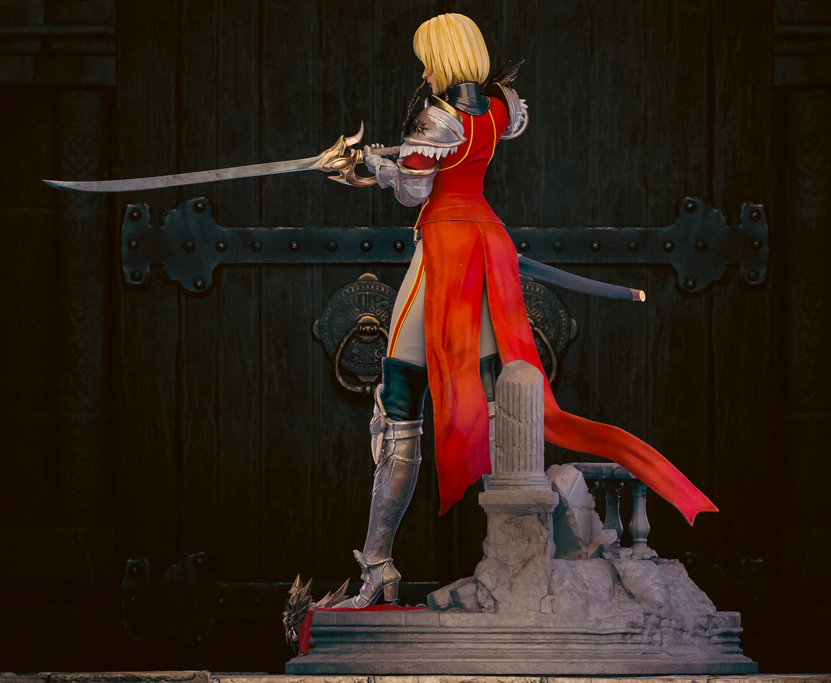 1894 Cha Hae In_Solo Leveling - STL 3D Print Files