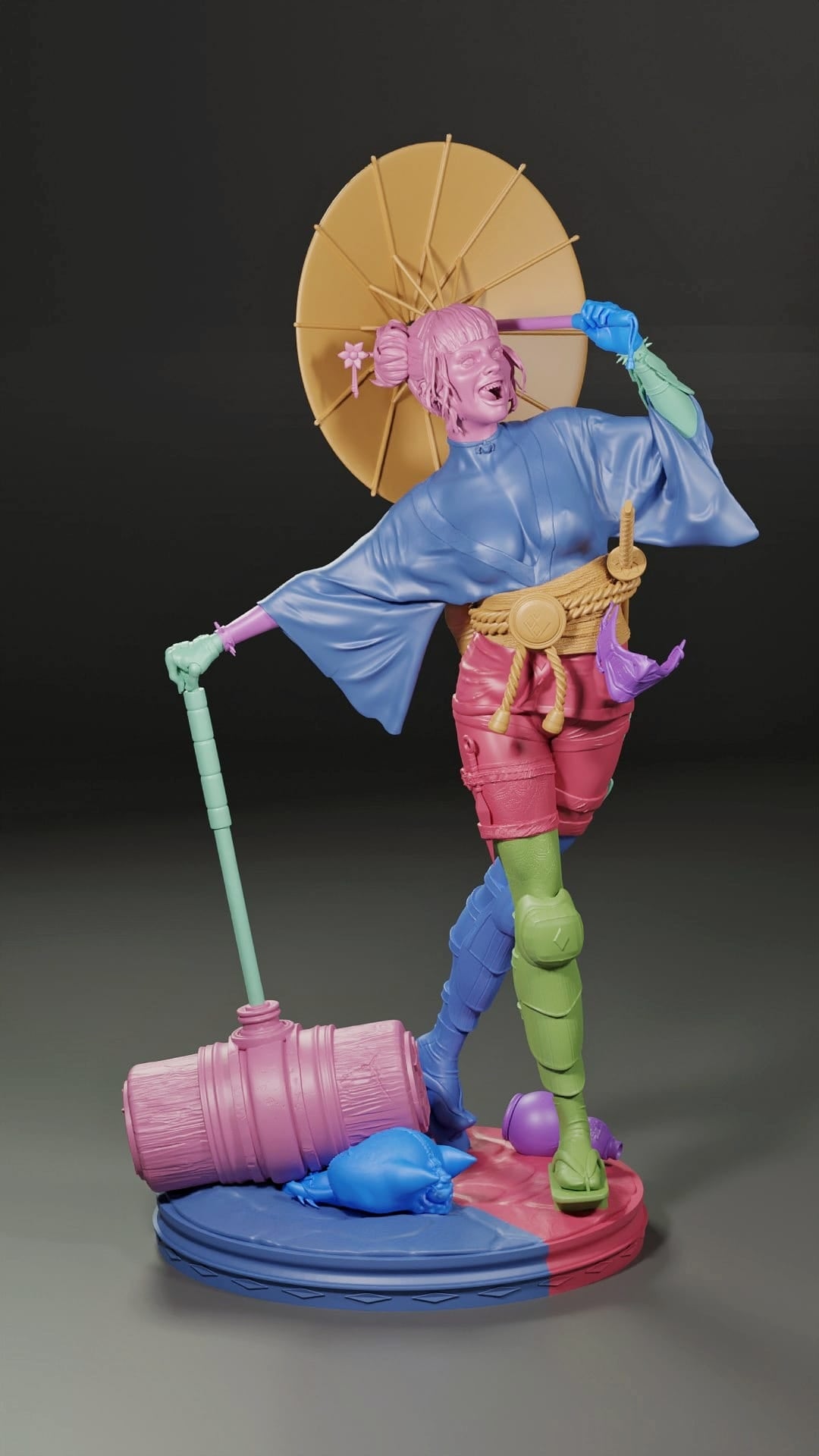 1043 Harley Quinn - STL 3D Print Files