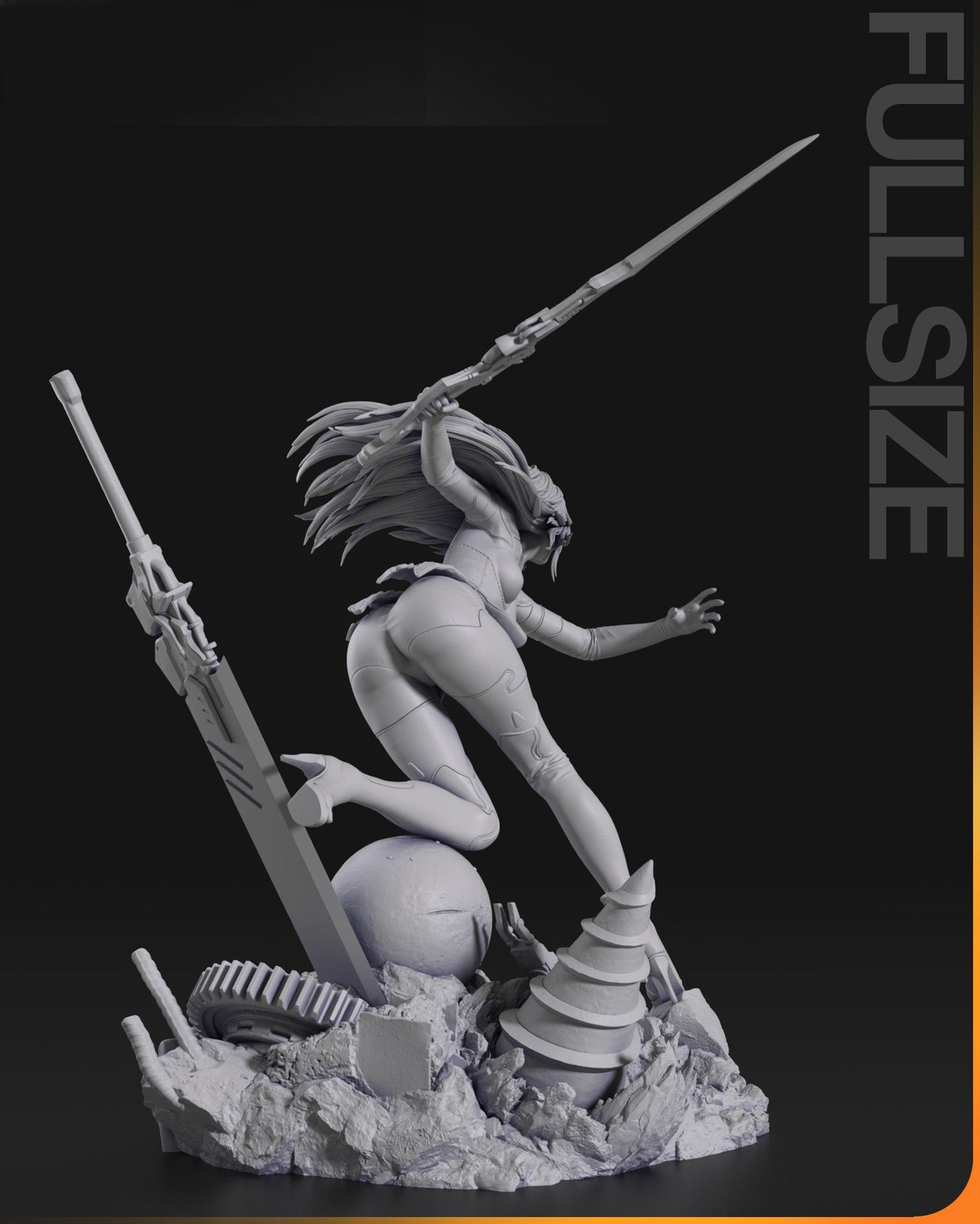 0930 A2 - NieR: Automata (2828) - STL 3D Print Files