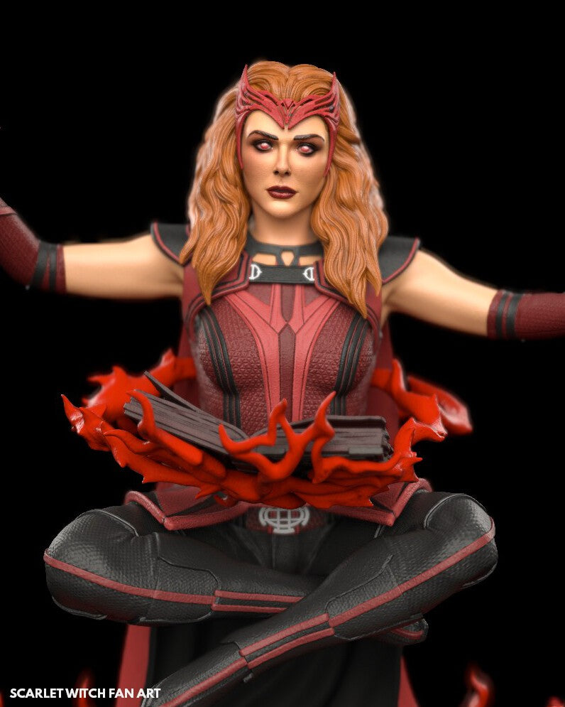 0430 WANDA - SCARLET WITCH (1423) - STL 3D Print Files
