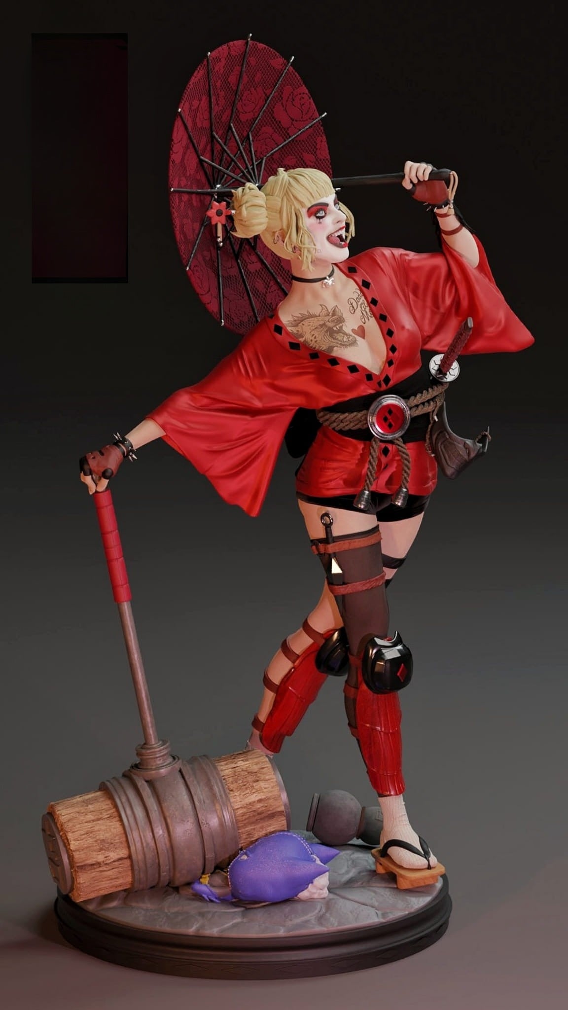 1043 Harley Quinn - STL 3D Print Files
