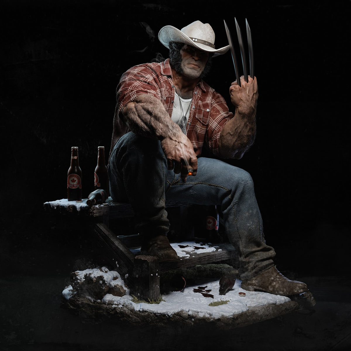 1737 Logan Wolverine_Marvel Comics - STL 3D Print Files