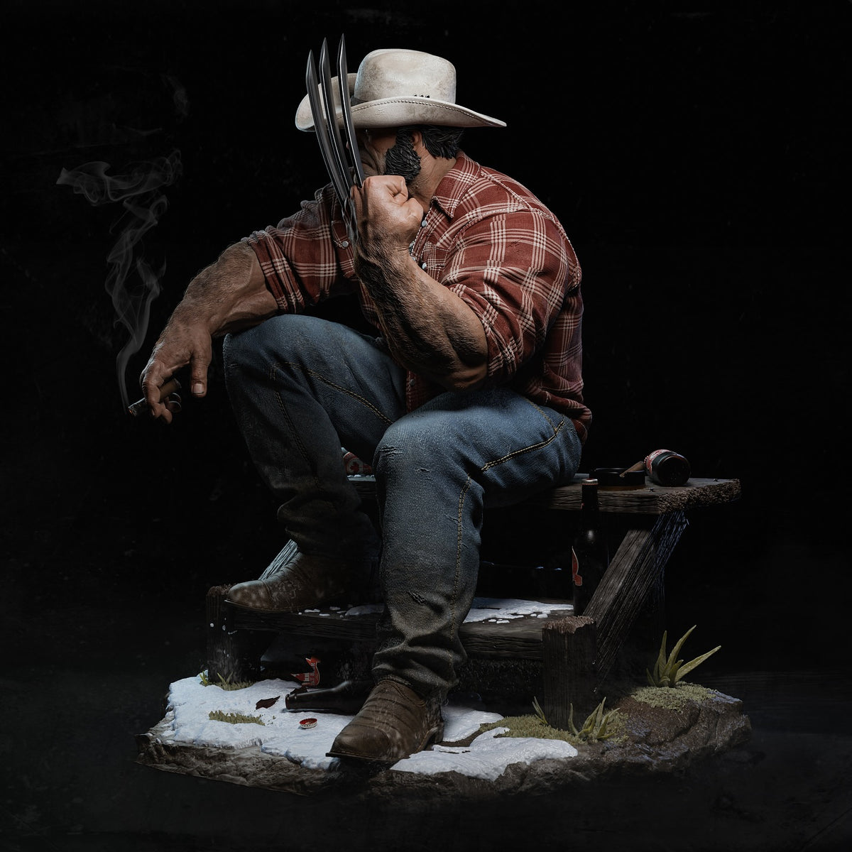 1737 Logan Wolverine_Marvel Comics - STL 3D Print Files