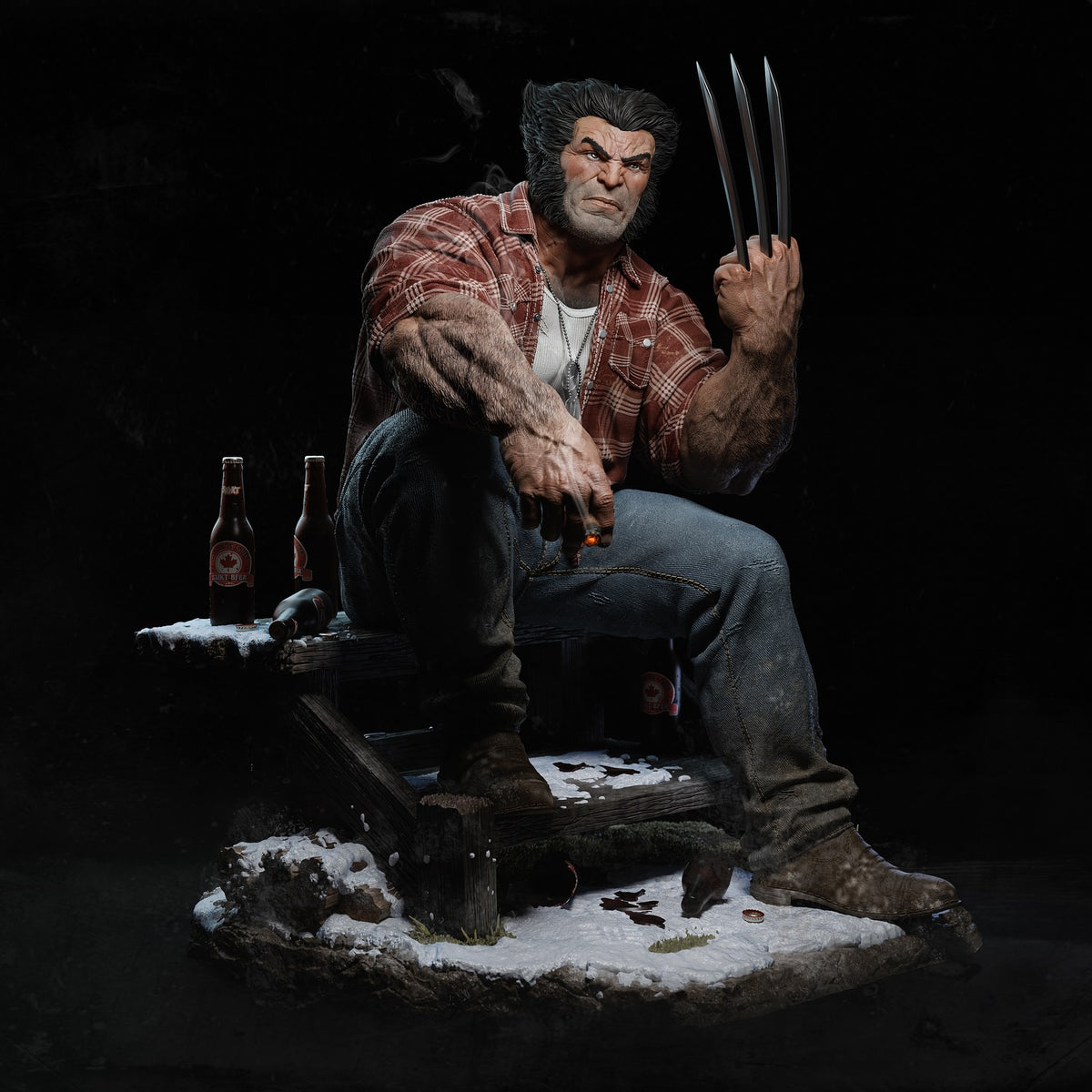 1737 Logan Wolverine_Marvel Comics - STL 3D Print Files
