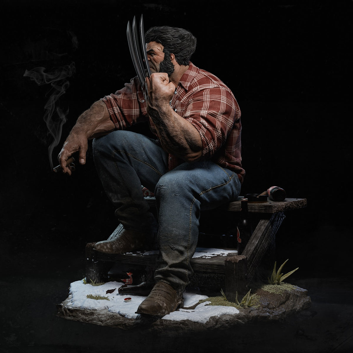 1737 Logan Wolverine_Marvel Comics - STL 3D Print Files