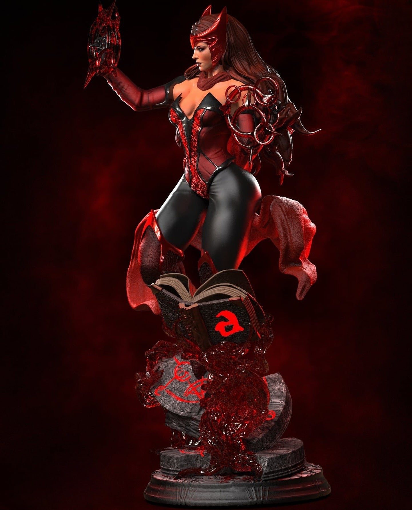 1001 Scarlet Witch_Marvel Comics - STL 3D Print Files